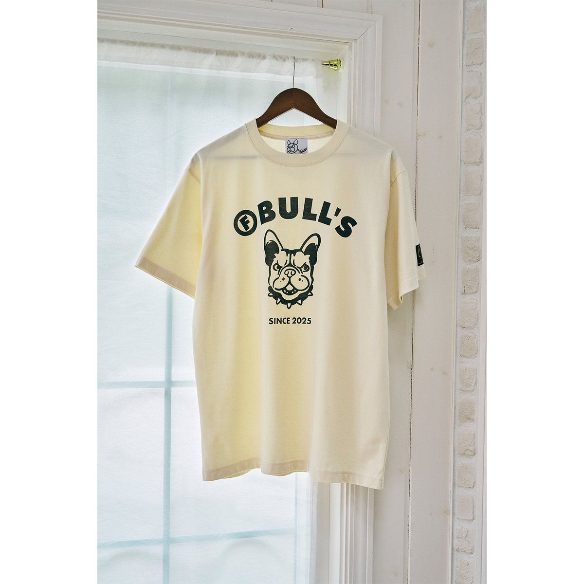 F BULL'S クールTシャツ (IVORY×BLACK) | F BULL'S STORE