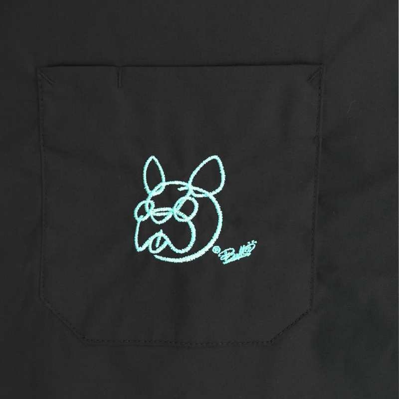 F BULL'S ゴルフシャツ (BLACK×TURQUOISE) | F BULL'S STORE