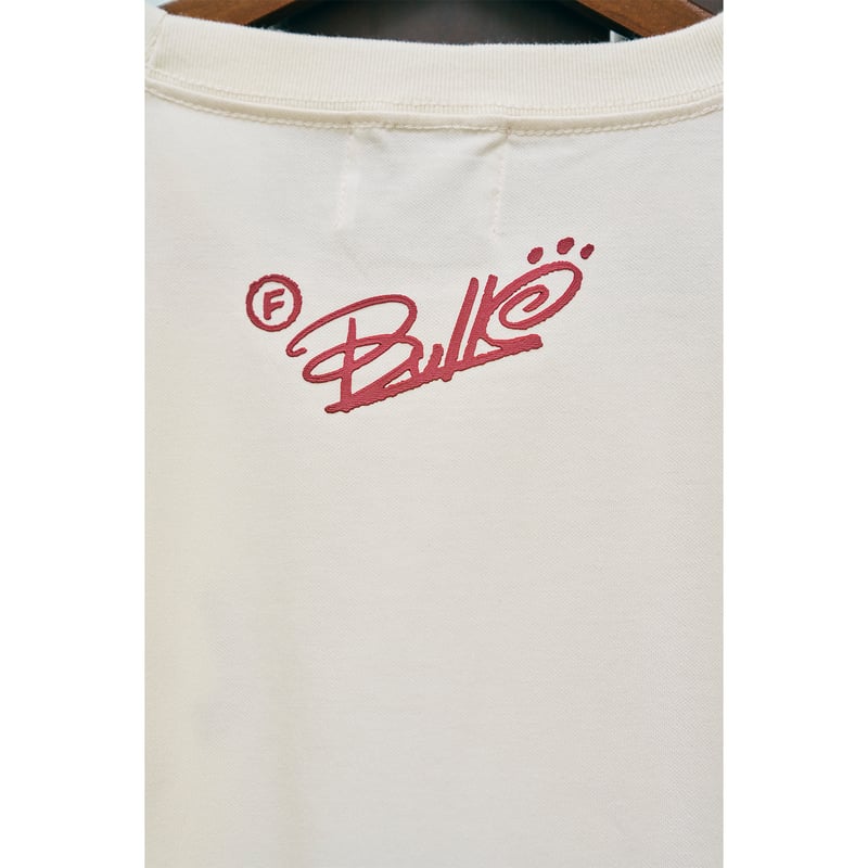 F BULL'S クールTシャツ (IVORY×RED) | F BULL'S STORE