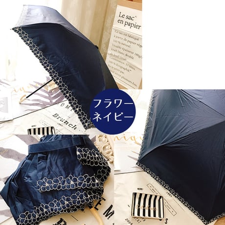 晴雨兼用 折りたたみ傘 フラワー レディース 日傘 花 アンブレラ 折畳み日よけ 遮熱UVカット　紫外線遮蔽 紫外線 UV対策 UVカット 撥水性　花柄　軽量