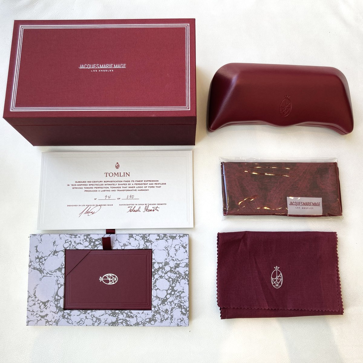 み*か様 JACQUES MARIE MAGE TOMLIN Indigo付属品 Jacques Marie Mage TOMLIN INDIGO Sunglasses-New Custom Lenses