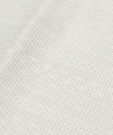 【訳アリ特価品】袋帯 螺鈿 スワトウ刺繍 白系 [90100111]