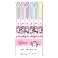 サンリオ マイルドライナー6色セット マイメロディ