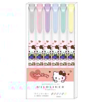 サンリオ マイルドライナー6色セット ハローキティ