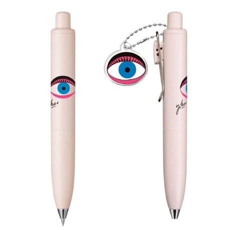 横尾忠則コラボ ユニボールワンP EYE 0.38mm ピーチ