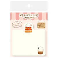 お菓子などうぶつ工房 型抜き付箋 ネコ