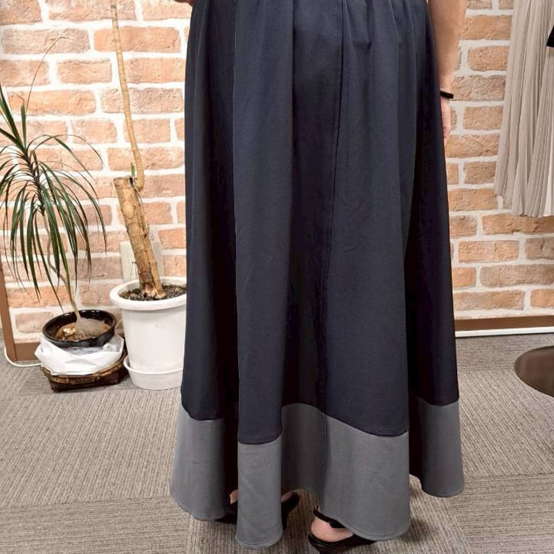 再入荷]配色ラップスカート | StudioV2