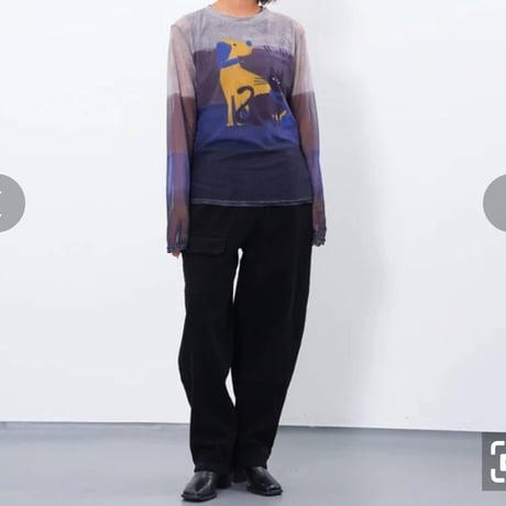 ソフト裏起毛フラップポケットスイチテパードパンツ