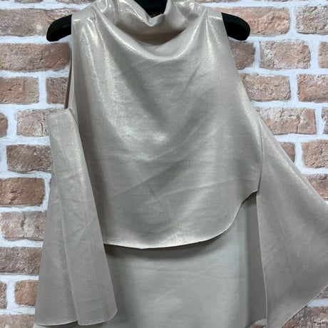 再入荷❗　イタリア　ラミネート加工　ダンボールニットラメベスト