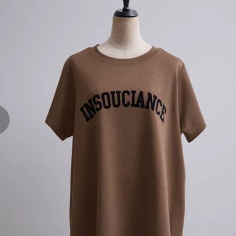 新作　カラーロゴ　ラインボンディング半袖Tシャツ