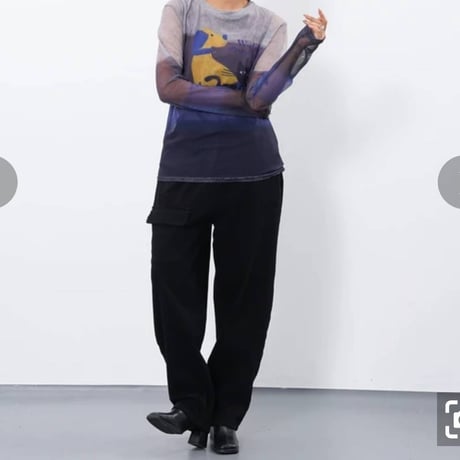ソフト裏起毛フラップポケットスイチテパードパンツ