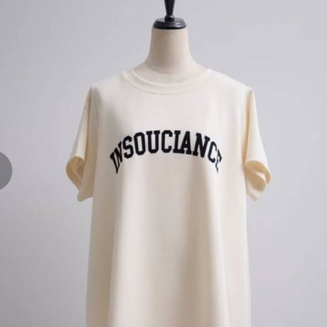 新作　カラーロゴ　ラインボンディング半袖Tシャツ