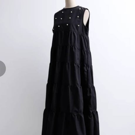 [再入荷]今年も大人気パールデザインノースリティーアドワンピース.6500円の30%オフ
