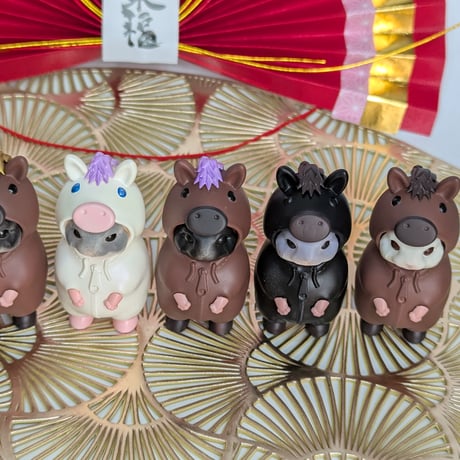 干支チンチラ（午）　うまver.