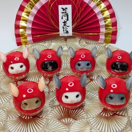 ふくふくチラだるま