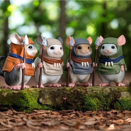森の住人 チラーム族　（未塗装組立式ガレージキット）