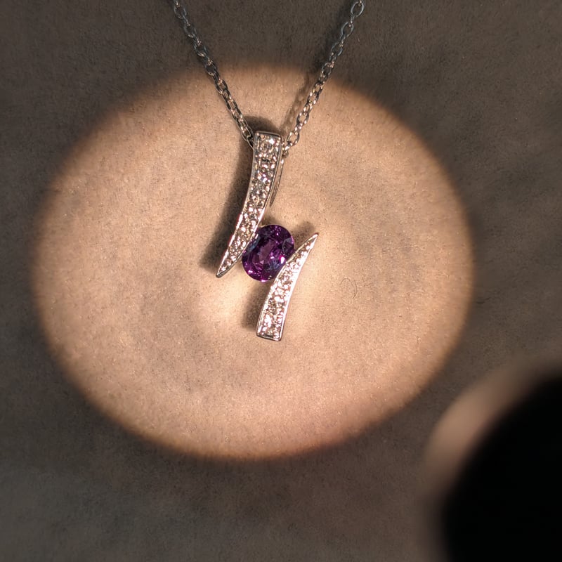 高品質】【リピート不可】PT900/850 アレキサンドライト 0.286ct