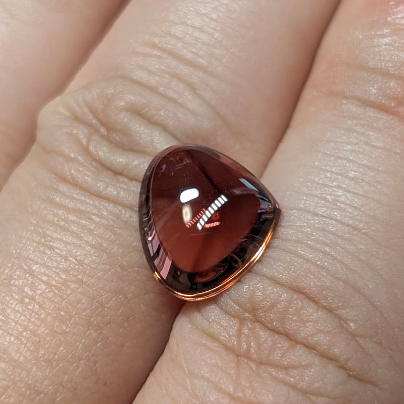 トルマリン ダブルカボション カット 5.17ct マロン ルース | 鈴木屋