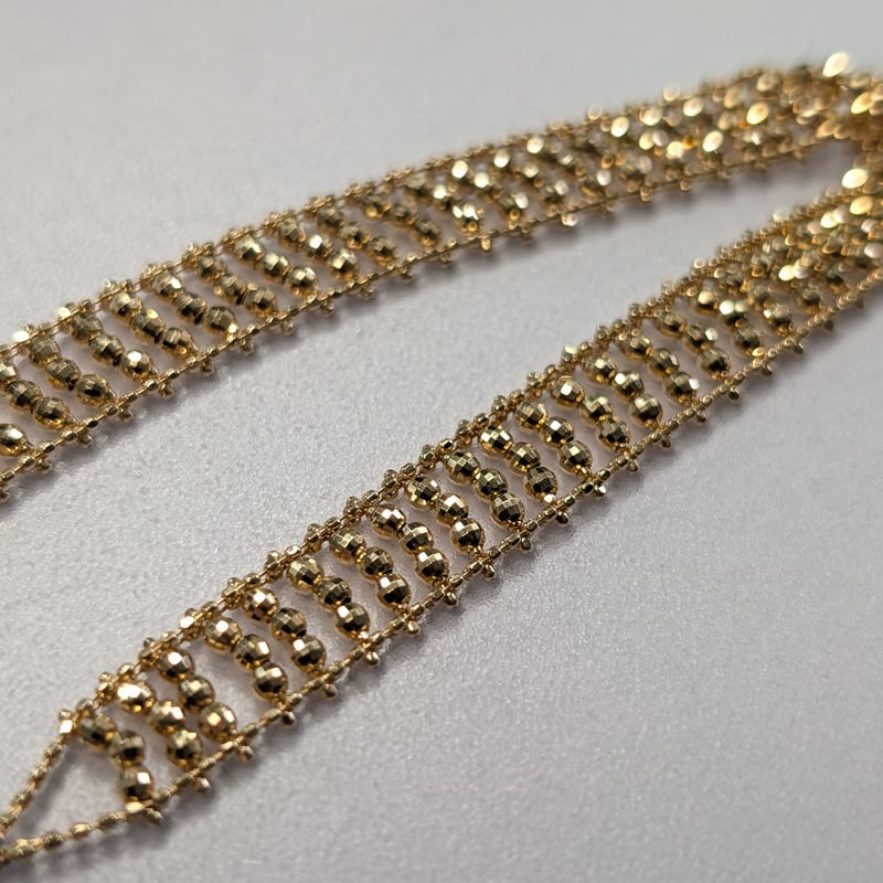 K18YG ブレスレット 18.0cm 5.98g ミラーボール | 鈴木屋byJOA STORE