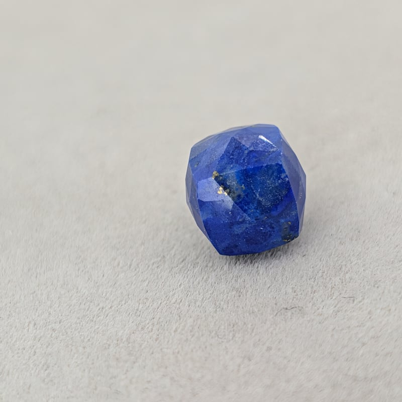 煌カット】ラピスラズリ 8mm 煌カット ルース シミズ貴石 | 鈴木屋