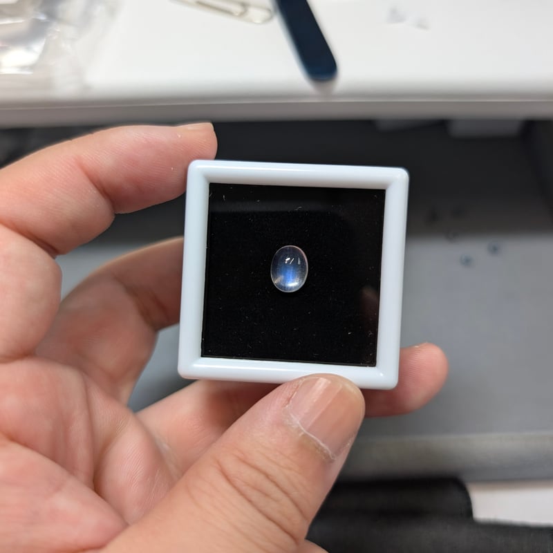 日独ソ】アンデシンラブラドライト 通称ブルームーンストーン 2.23ct