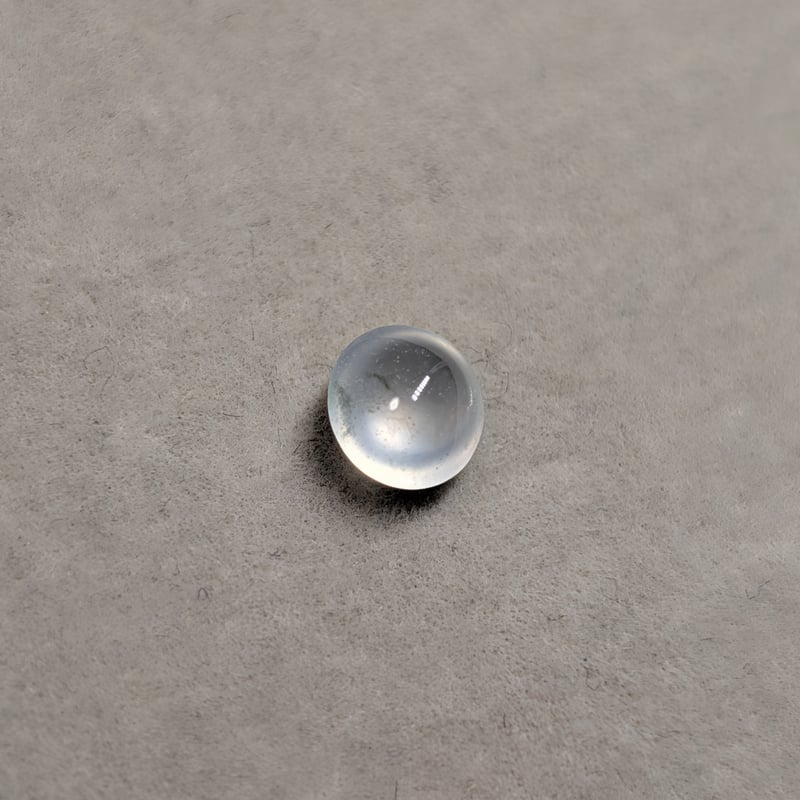 氷翡翠 0.925ct 6.2×5.9mm ダブルカボションカット ルース ミャンマー