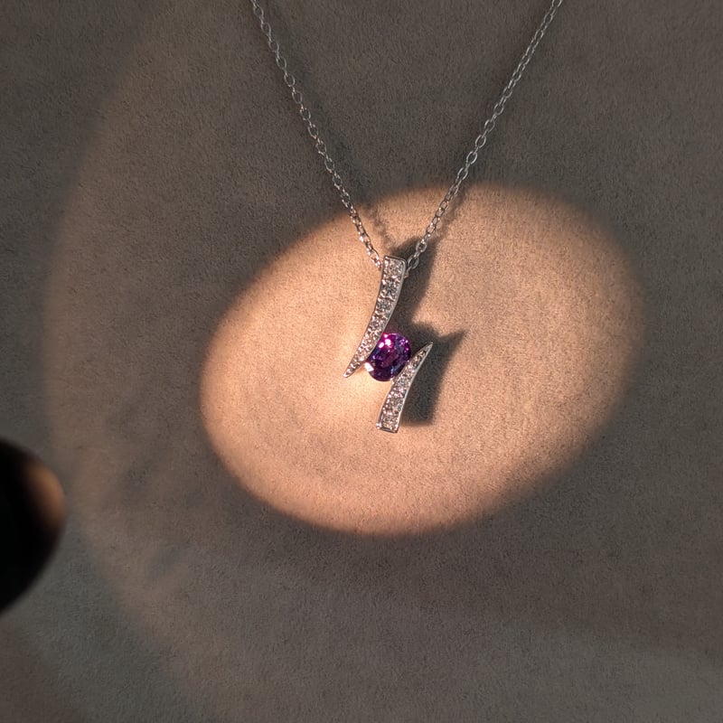 高品質】【リピート不可】PT900/850 アレキサンドライト 0.286ct