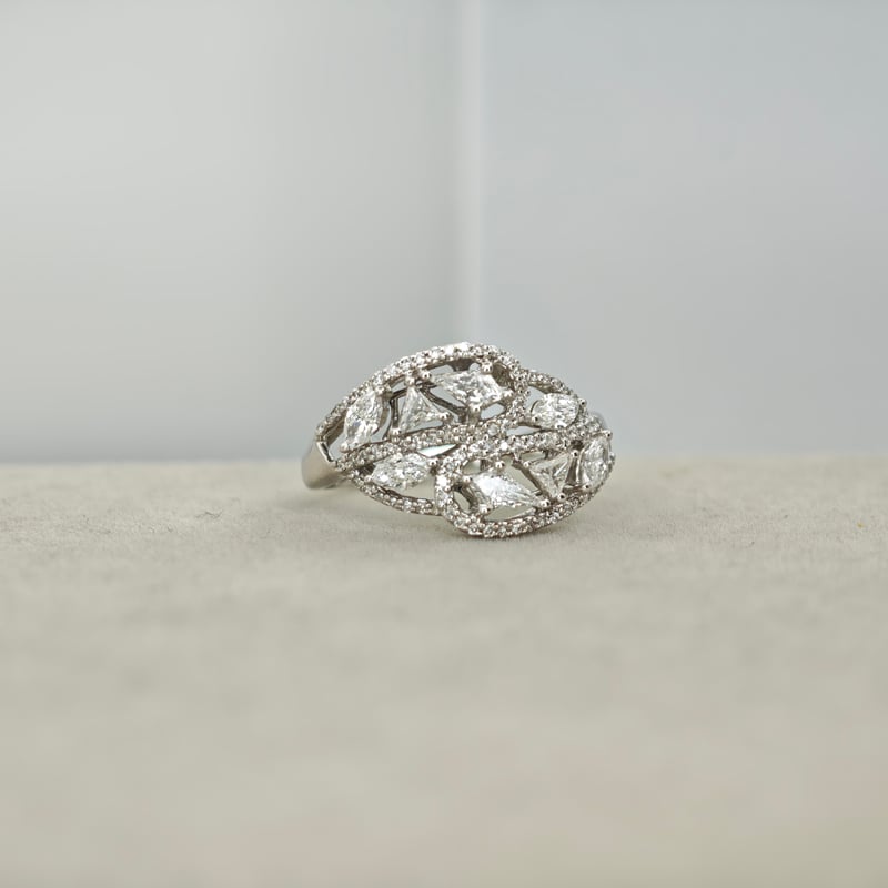 K18WG ダイヤモンド 0.70ct リング 12.5号 | 鈴木屋byJOA STORE