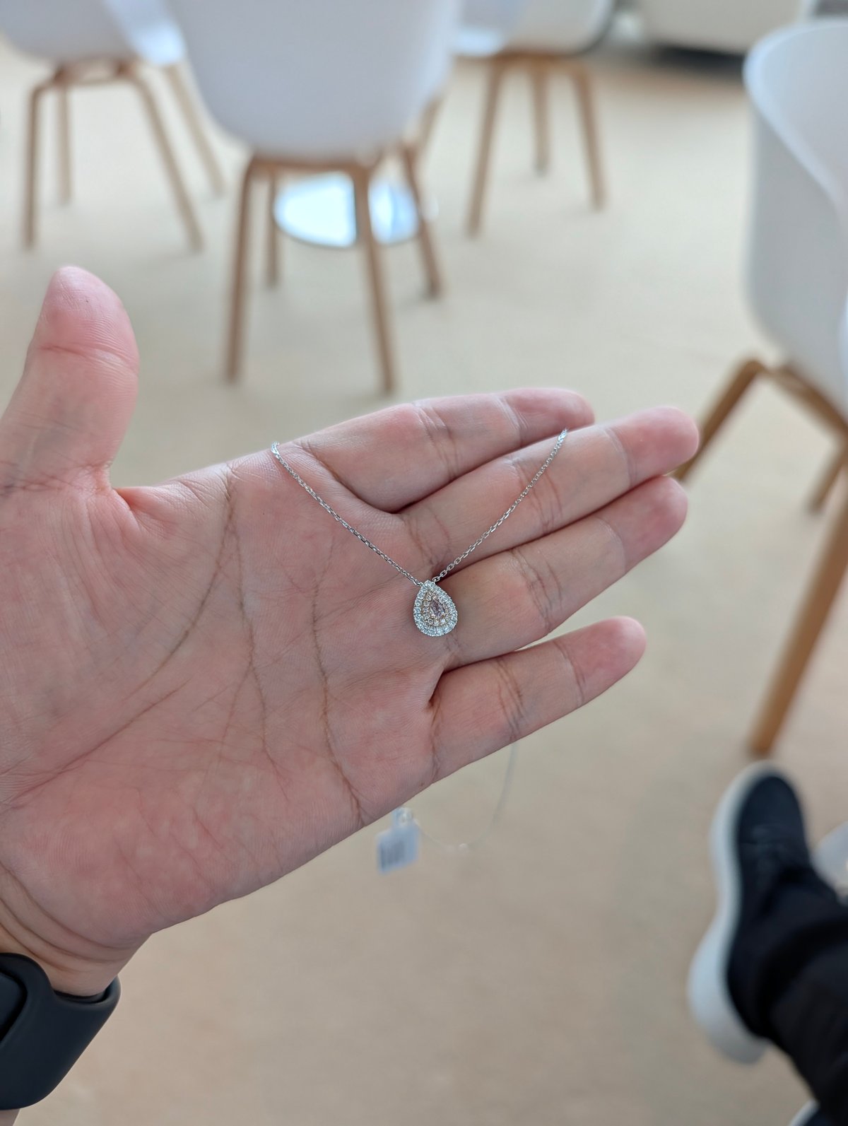 クワちゃん　k18WG YG ピンクダイヤモンド　ネックレス クワちゃん様専用 k18WG YG ピンクダイヤモンド ネックレス