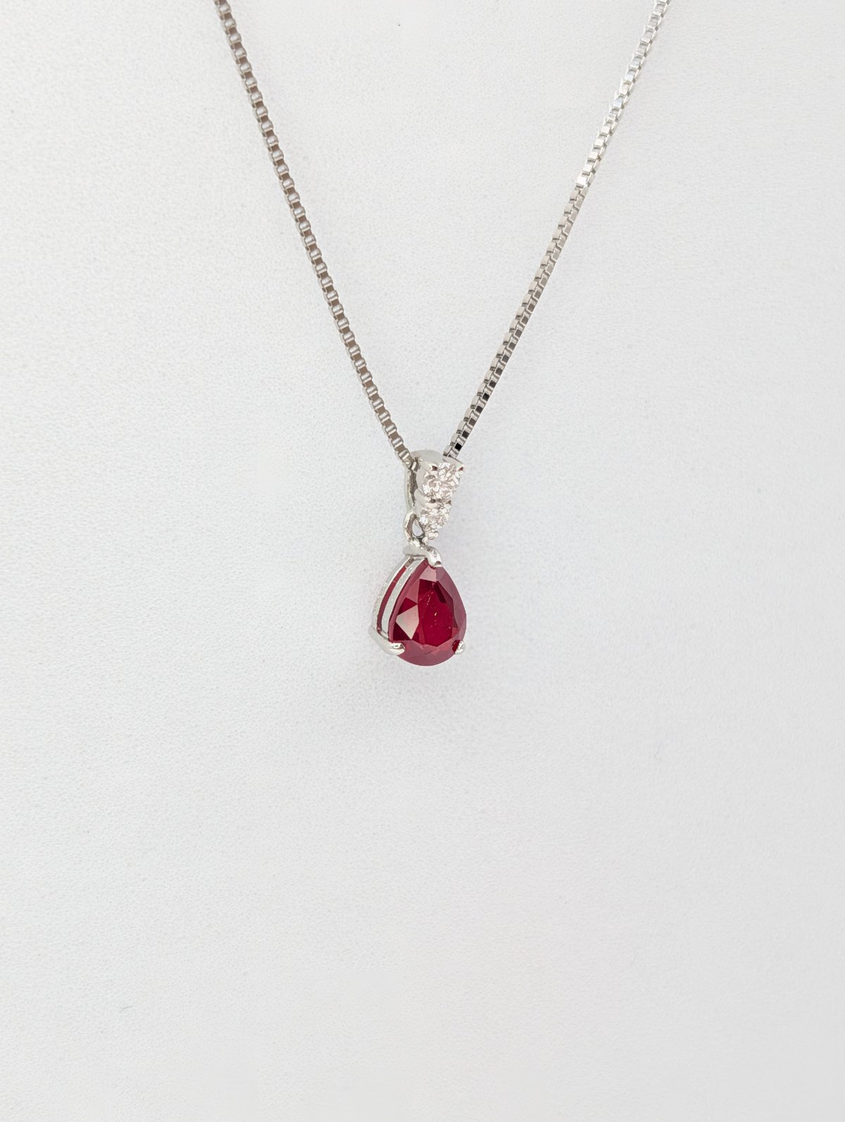 AIGS鑑別】PT950/850非加熱ピジョンブラッドルビー 0.49ct 