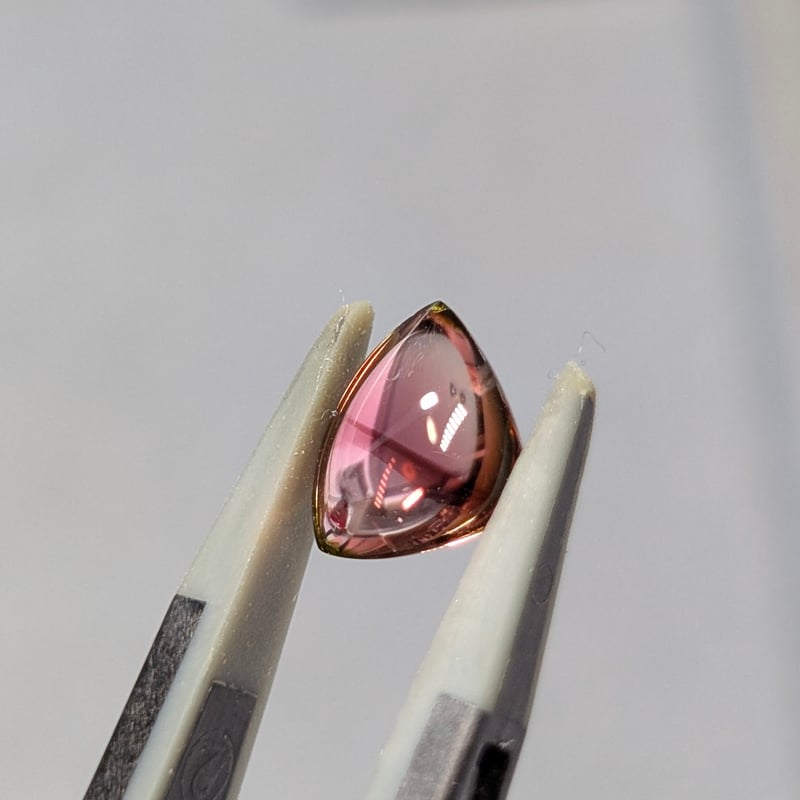 トルマリンページ トルマリン ダブルカボション カット 1.83ct トリリアント ルース