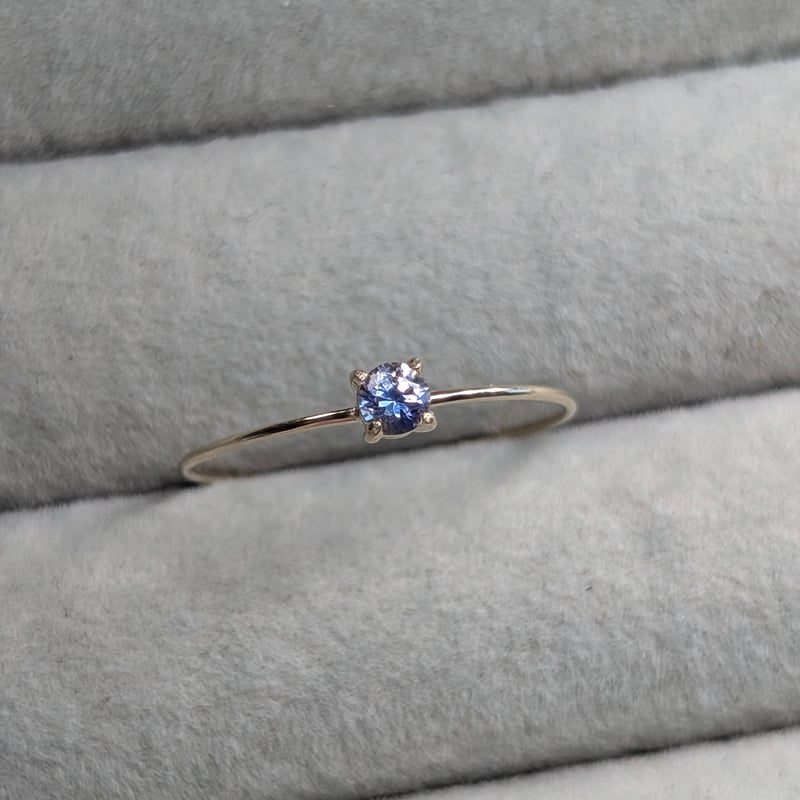 【宝石/最強品質】サファイア・ダイヤモンド＊11号＊　WGリング(K10)指輪 A576-23n0028【サファイア 043cts】K10ダイヤモンドリング