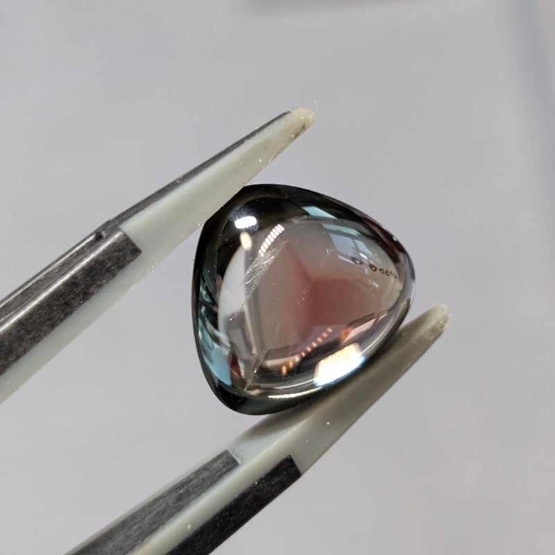 トルマリン ダブルカボション カット 7.11ct マロン ルース