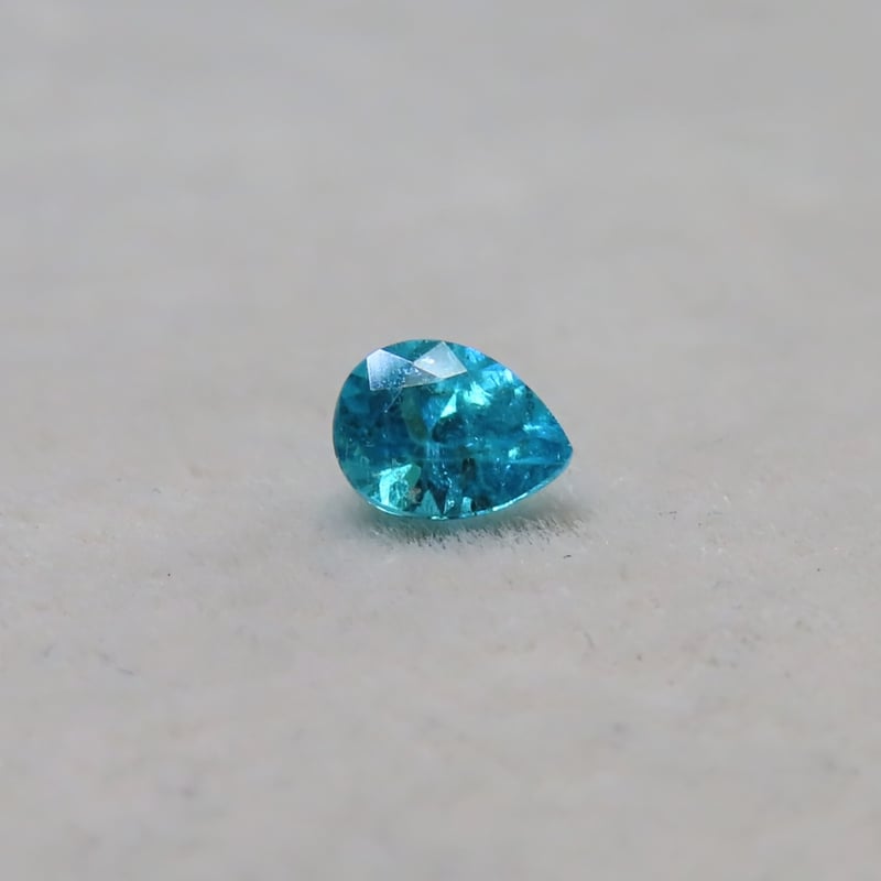 パライバ トルマリン 0.22ct 4.42×3.38mm ペアシェイプ ルース