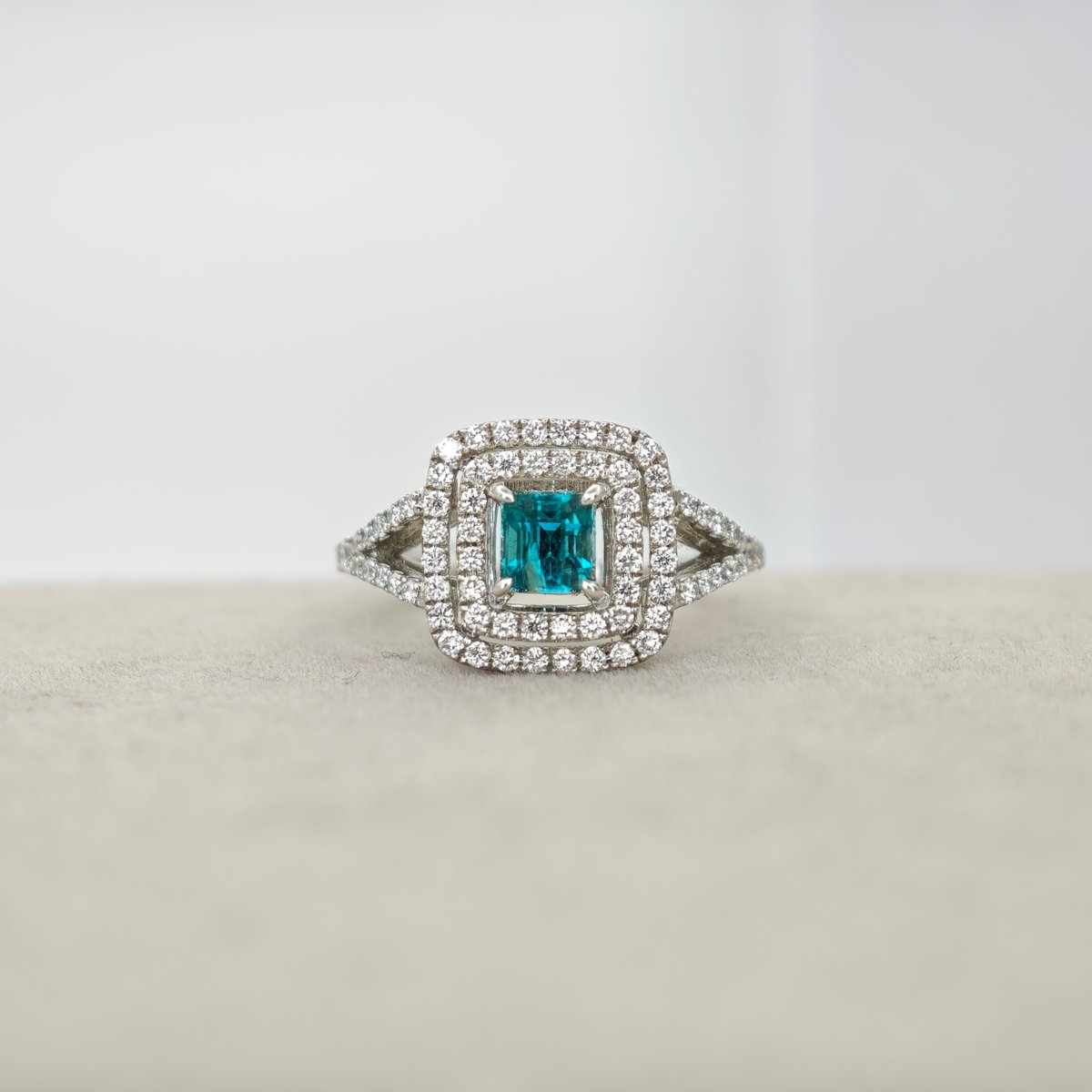 PT900 グランディディエライト 0.52ct ダイヤモンド 0.45ct リング 12