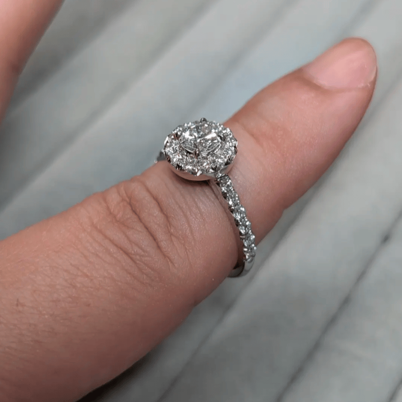 セミオーダー】Shine ring(シャインリング)5mm 中石持ち込み対応セミ