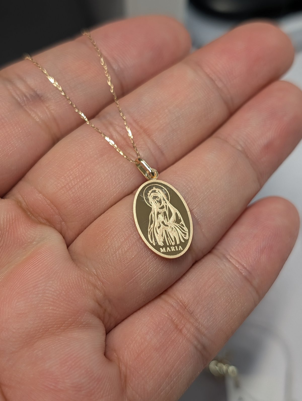 S*様 マリアk18 K18 Ssize maria medai pendant スモール マリア ペンダント メダイ