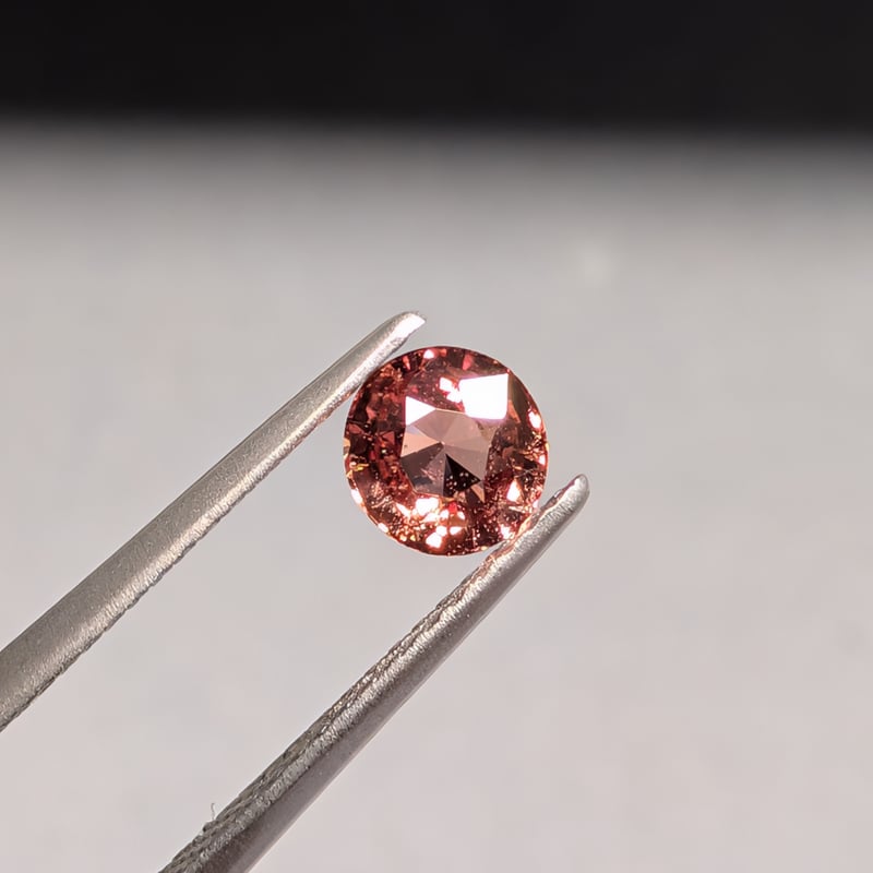 CGL鑑別書】 パパラチア サファイア0.786ct 5.38×5.10mm オーバルカット