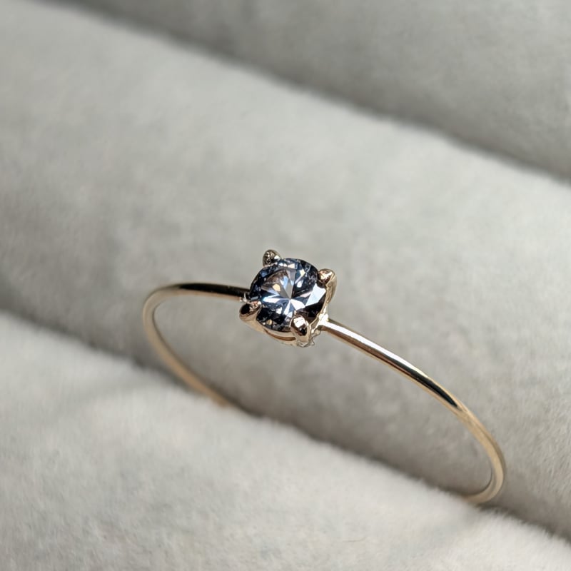 超華奢リング K10 9号 グレースピネル 3mm ※サイズ直し不可 | 鈴木屋