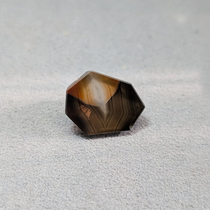 ルチルクォーツ×アゲート ダブレットストーン 21,12ct 20.41×16.18mm