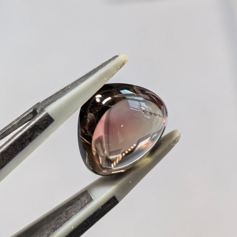 トルマリン ダブルカボション カット 7.11ct マロン ルース | 鈴木屋
