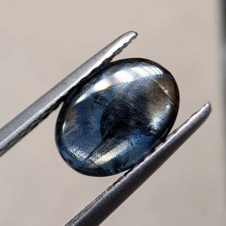【GIA鑑別書】非加熱 ゴールド シーン サファイア 1.81ct 8.03×5.93×3.00mm オーバル カボション カット ルース