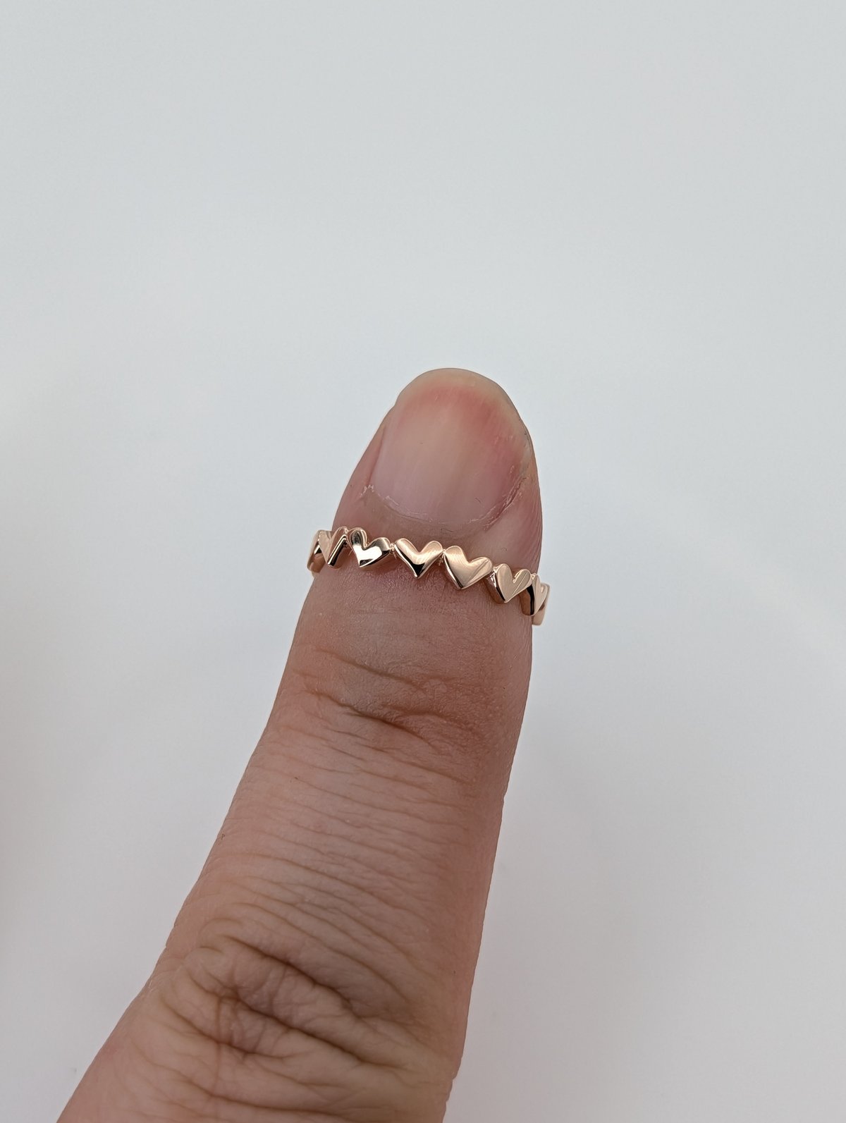 K10PG 2.5号 ピンキーリング ハートデザイン UsedJewelry | 鈴木屋byJ