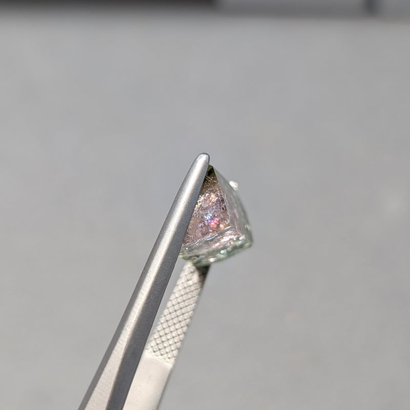 バイカラー トルマリン 5.72ct 11.32×9.12mm オクタゴンカット ルース