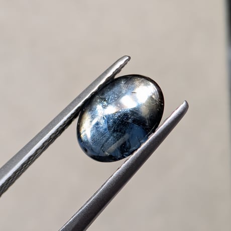 【GIA鑑別書】非加熱 ゴールド シーン サファイア 1.81ct 8.03×5.93×3.00mm オーバル カボション カット ルース