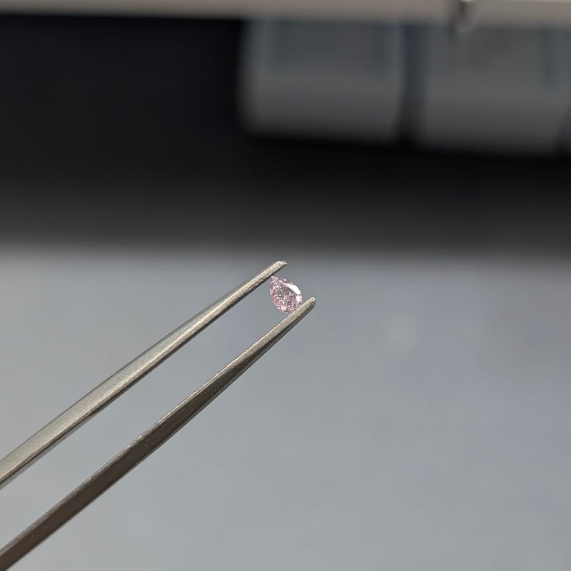 CGLソ】FANCY PURPLISH PINK ダイヤモンド 0.089ct SI-2