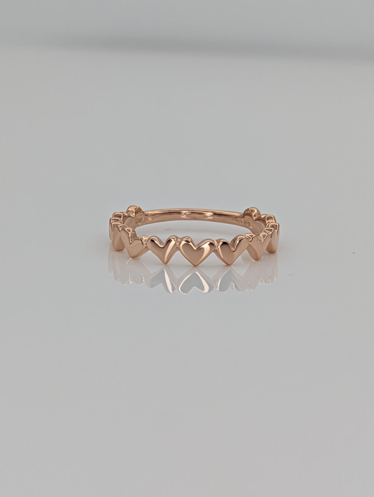 K10PG 2.5号 ピンキーリング ハートデザイン UsedJewelry | 鈴木屋byJ