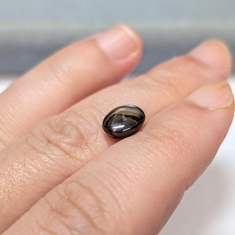 GIA鑑別書】非加熱ゴールドシーンスターサファイア 2.47ct 7.15×6.15mm