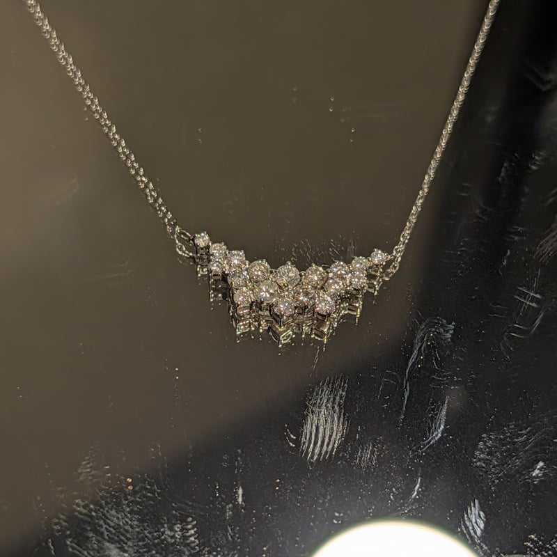 【最終お値下げ中】pt 850スネークチェーンネックレス 45 スライドアジャ付 プラチナ チェーン ネックレス pt850 スネーク 幅 0.7mm 約 3.4g 最長