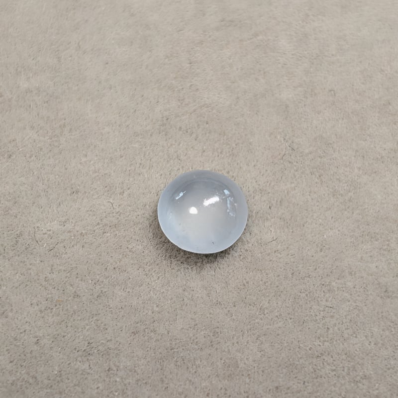 氷翡翠 0.457ct 5.10×4.98mm オーバル カボション ルース | 鈴木屋byJ